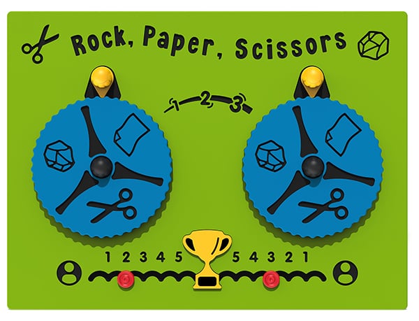 Rock Paper Scissors Play Panel