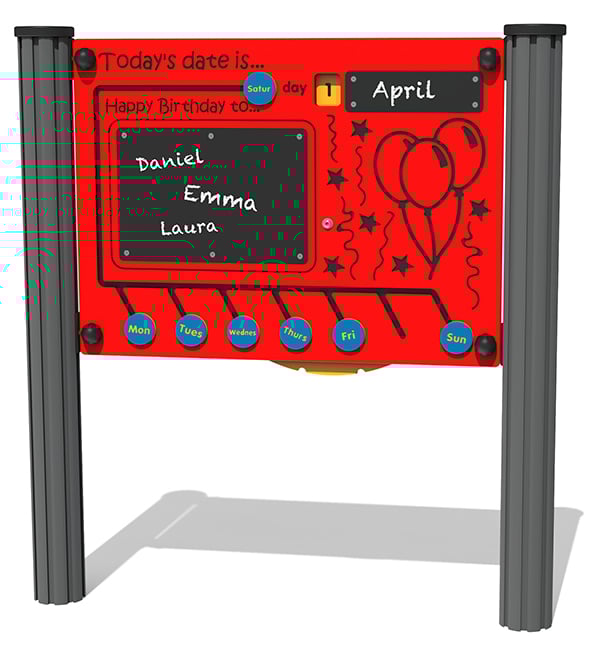 Today's Date Sliders Play Panel
