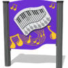 PlayTronic Piano Musical Panel
