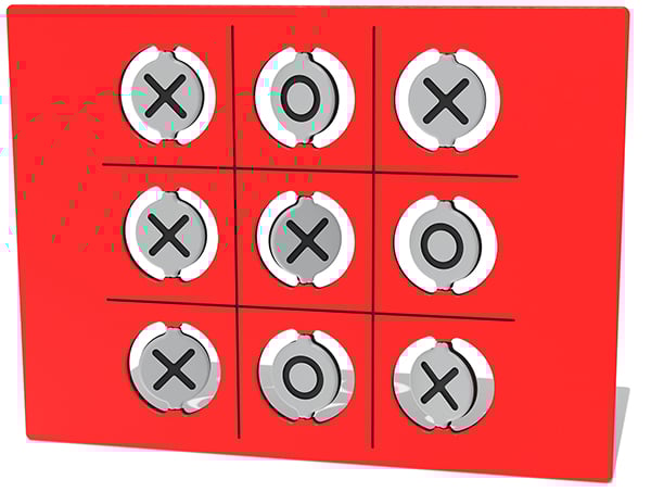 Flip-Over Noughts and Crosses Play Panel