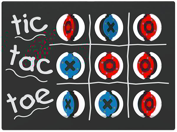 Tic Tac Toe Play Panel