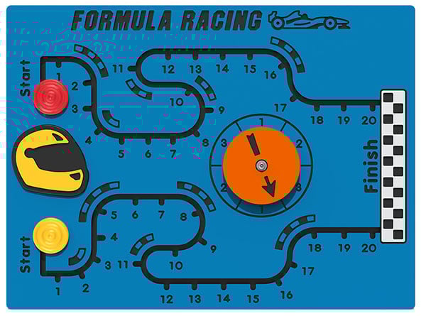 Formula Racing Play Panel