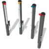 Virtuoso Multi Chimes - Set of 4 with Alu Posts
