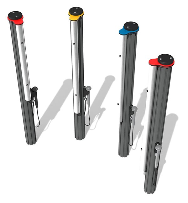 Virtuoso Multi Chimes - Set of 4 with Alu Posts