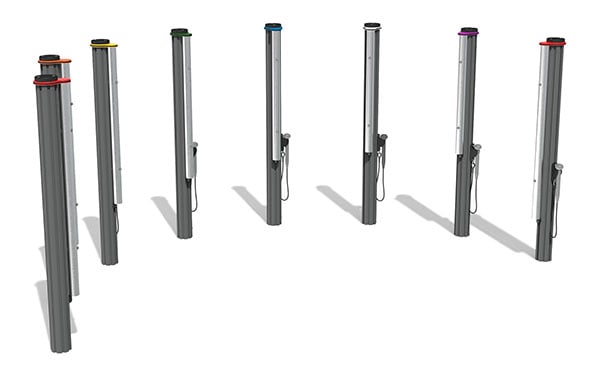 Virtuoso Multi Chimes - Set of 8 with Alu Posts