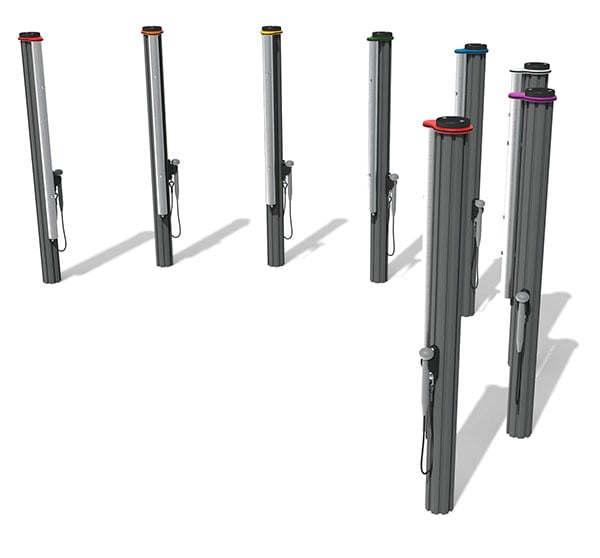 Virtuoso Multi Chimes - Set of 8 with Alu Posts