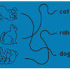 Dog, Cat and Rabbit Trace Play Panel