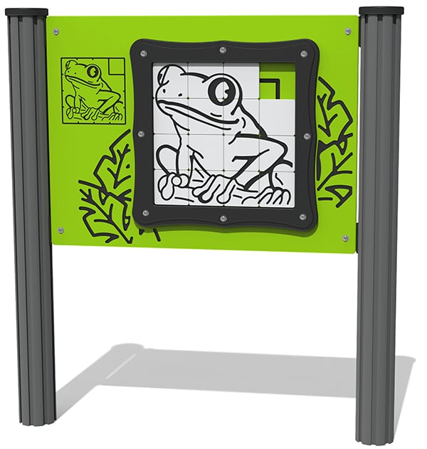 Tile Slide Frog Play Panel