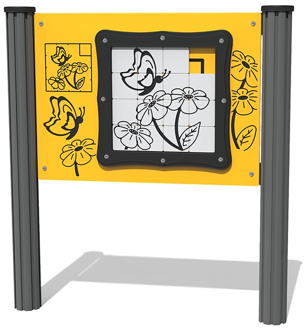 Tile Slide Butterfly Play Panel