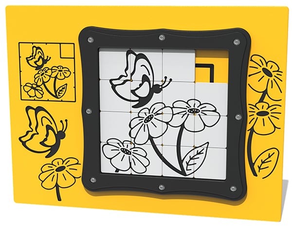 Tile Slide Butterfly Play Panel