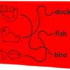 Bird, Duck and Fish Trace Play Panel