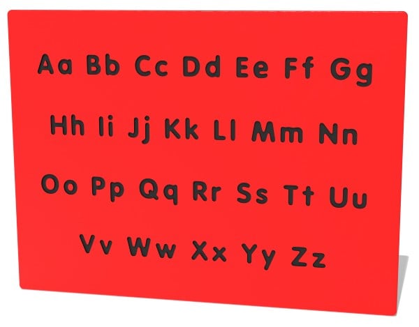Alphabet Upper and Lower Case Play Panel
