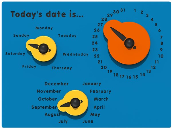 Today's Date is... Play Panel