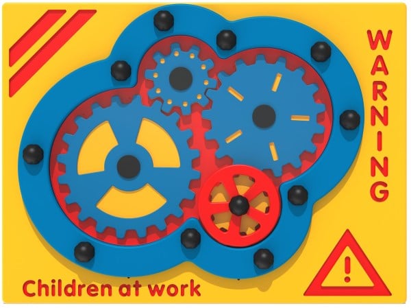 Children at Work Cog Play Panel
