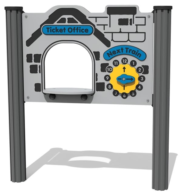 Train Ticket Office Play Panel