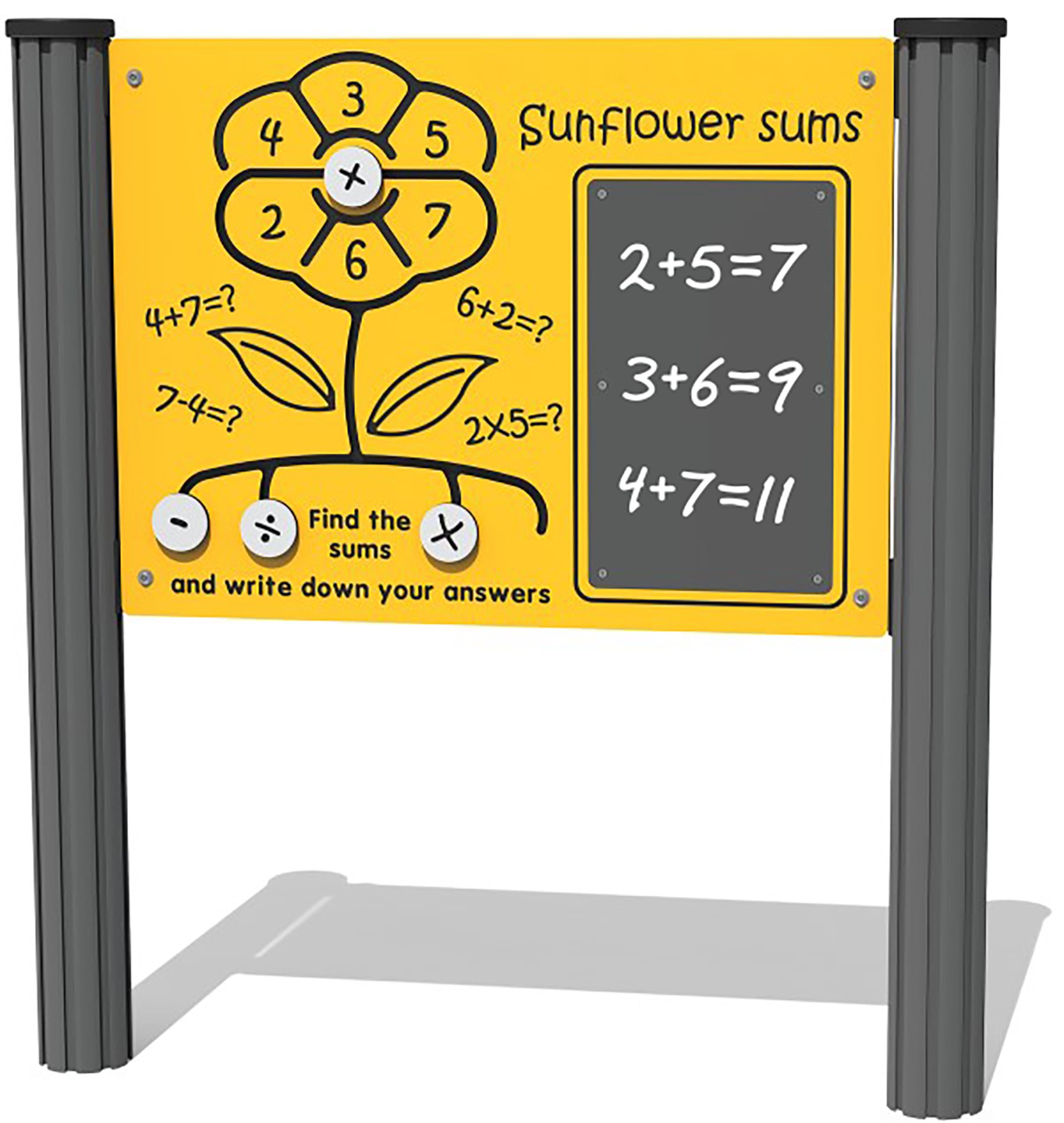 Sunflower Sums Play Panel