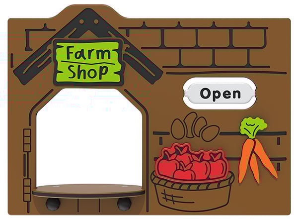 Farm Shop Play Panel