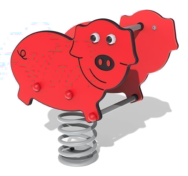 Sit-In Oink Pig Spring Rocker