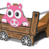 Tractor Trailer with Pig