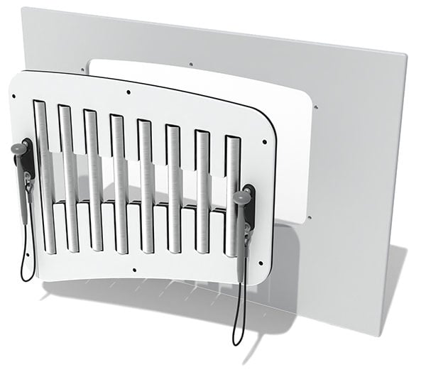 Diatonic 8 Tube Chimes Musical Insert