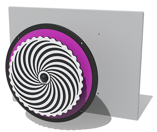 Spinning Spiral Optical Illusion Insert