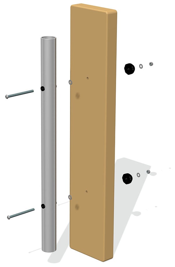 50mm Tube Chimes (8) Bolt Fixings Diatonic