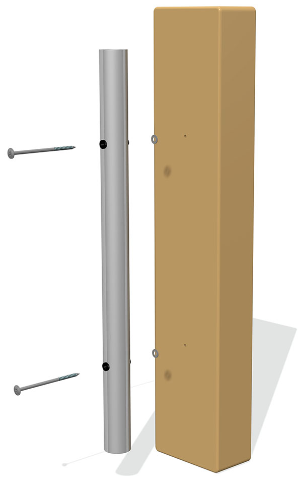 50mm Tube Chimes (8) Screw Fixings Diatonic