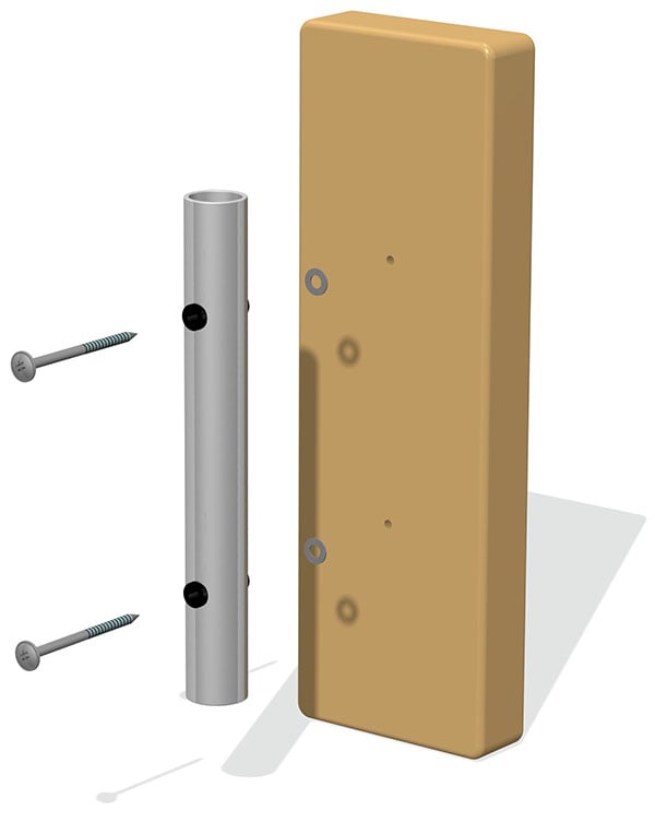 38mm Tube Chimes (8) Screw Fixings Diatonic