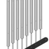 76mm Tube Chimes (8) Rail Mounted Diatonic