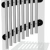 50mm Tube Chimes (8) Rail Mounted Diatonic