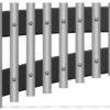 38mm Tube Chimes (8) Rail Mounted Diatonic