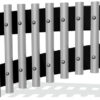 38mm Tube Chimes (8) Rail Mounted Diatonic
