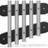 38mm Tube Chimes (5) Rail Mounted Pentatonic
