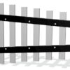 38mm Flat Chimes (8) with Mounting Strips Pentatonic