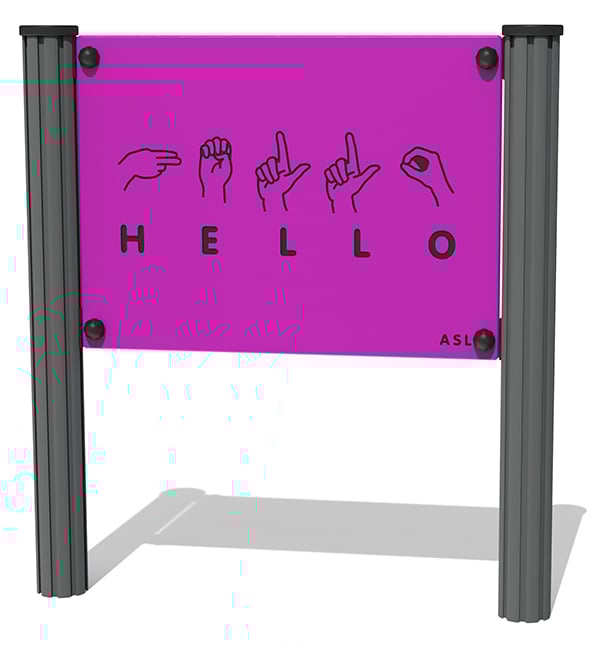 Hello Sign Language Panel - ASL (American)