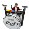 Rock Band Drum Kit with Alu Posts