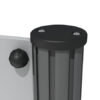 Alu Extruded Post with Top Cap - 1700mm Long