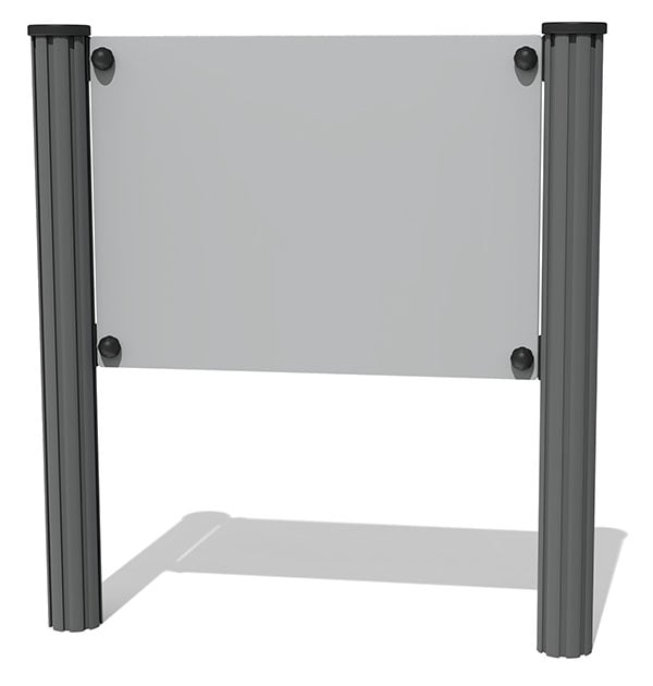 Panel Bracket Set for Alu Posts