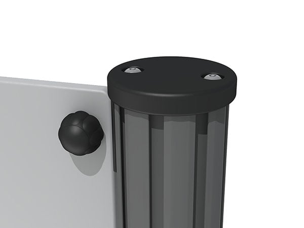 Large Panel Bracket Set for Alu Posts