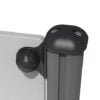 Mini Alu Extruded Post with Top Cap - 1700mm Long