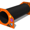 Sensory Ribbed Crawl Through Play Tunnel