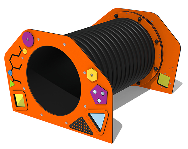 Sensory Ribbed Crawl Through Play Tunnel