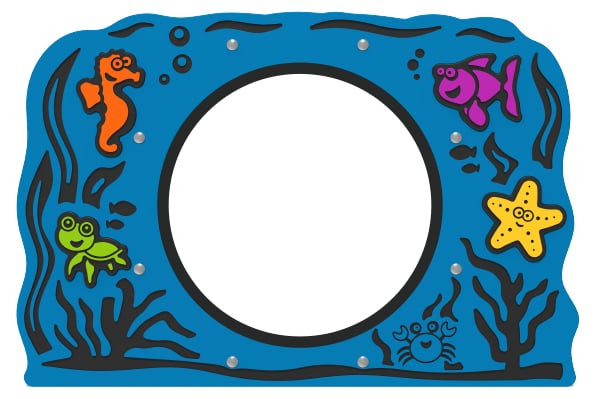 Under the Sea Ribbed Crawl Through Play Tunnel