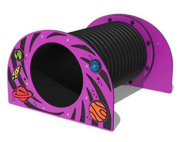 Wormhole Ribbed Crawl Through Play Tunnel