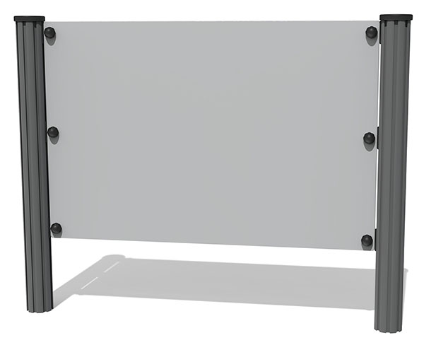 Large Panel Bracket Set for Alu Posts